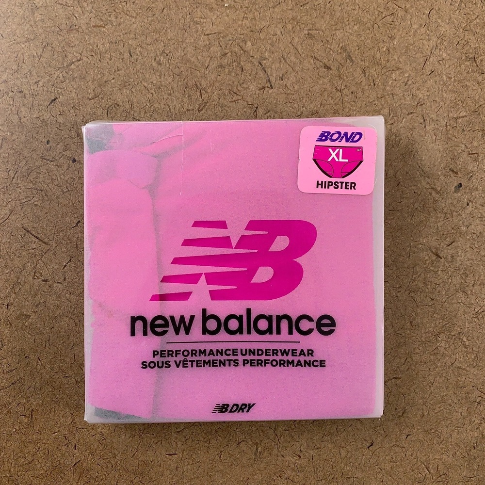 New Balance Women's Size XL Pink Azalea Bond Performance Hipster Panty NWT